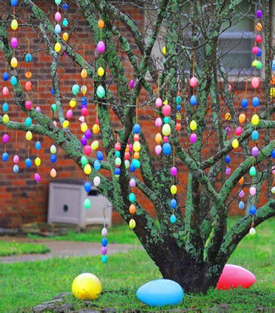 Its a nice #OutdoorGarden decoration idea for upcoming #easter
