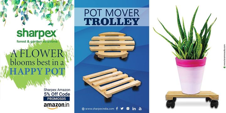 POT Mover Trolley
A Flower blooms best in a Happy POT

https://bit.ly/2Op3lGF
https://amzn.to/2nqBUka
https://sharpexindia.com/

#gardening #sharpexindia #sharpex #gardeningproducts #garden #plant #grass #POTMoverTrolley