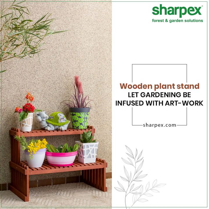 The plant stand is the perfect blend of aesthetic beauty and functionality. 

The stylish forms of the ladders keep the versatile plants in display and create an impressive décor. 
Let gardening and art-work be infused in a cost-effective way with Sharpex Gardening Community.

#GardeningTools #ModernGardeningTools #GardeningProducts #GardenProduct #Sharpex #SharpexIndia