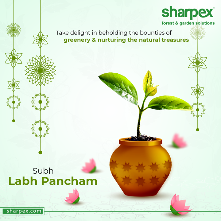 Take delight in beholding the bounties of greenery & nurturing the natural treasures. Shubh Labh Pancham

#ShubhLabhPancham #LabhPancham #LabhPancham2020 #IndianFestivals #Celebration #HappyDiwali #FestiveSeason