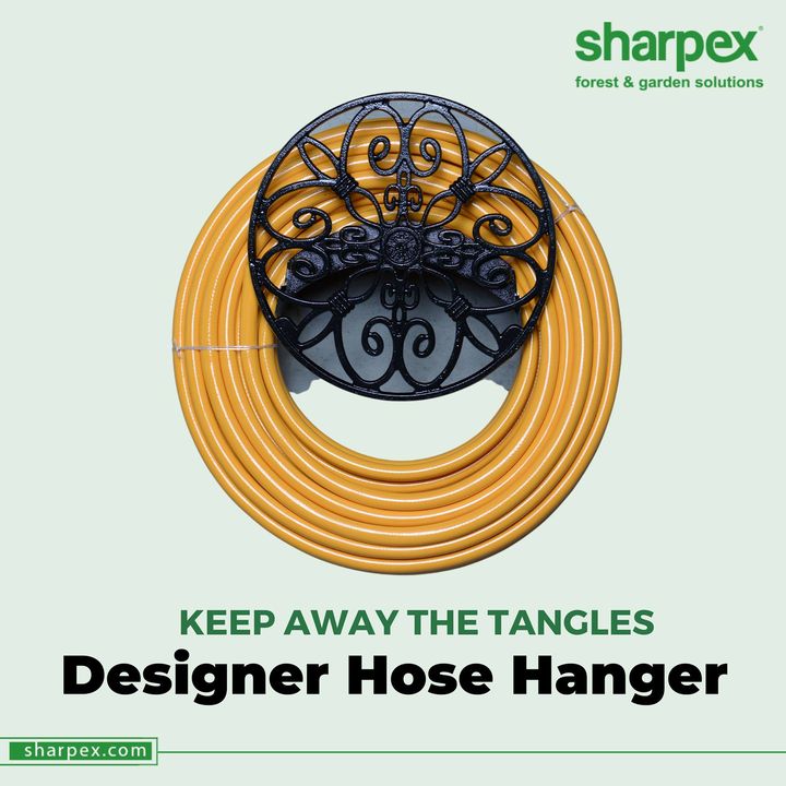 Keep away the tangles and keep your hose-hanger in-place.
 
The decorative designs & vibrant colours of our newly designed hose hanger will add a personalized touch to  your yard.

#GardeningTools #ModernGardeningTools #GardeningProducts #GardenProduct #Sharpex #SharpexIndia