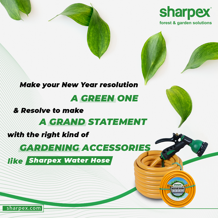 Feel the zeal and brace up yourself to embrace the New Year. 

Make your New Year resolution a gardening one & resolve to make a grand statement with the right kind of gardening accessories from Sharpex Gardening Community.

#NewYearResolution #Resolutions2021 #BeAGardener #GardenLovers #GardeningAccessories #GardeningTools #ModernGardeningTools #GardeningProducts #GardenProduct #Sharpex #SharpexIndia