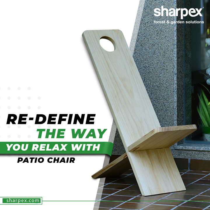 Awaken the artistic finesse in you and re-define the way to sit in a phenomenal way with our unique range of  patio chair.

#PatioChair #GardeningTools #ModernGardeningTools #GardeningProducts #GardenProduct #Sharpex #SharpexIndia