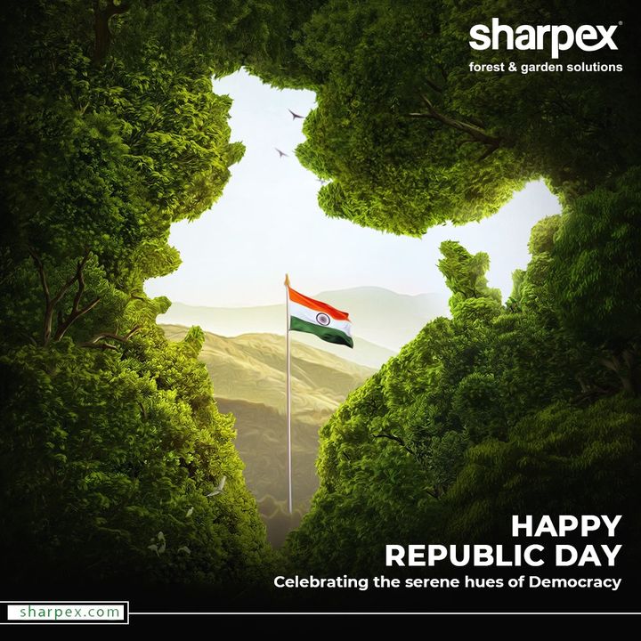 Celebrating the serene hues of Democracy

#HappyRepublicDay #RepublicDayIndia #RepublicDay2021 #India #JaiHind #GardenLovers #GardeningAccessories #GardeningTools #ModernGardeningTools #GardeningProducts #GardenProduct #Sharpex #SharpexIndia