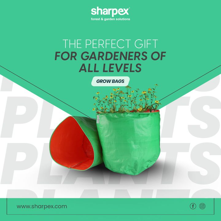 Sharpex grow bags are suitable for Home garden & are best for terrace gardening . The perfect present for gardeners of all levels

#SharpexGrowBags #GardeningAccessories #GardeningTools #ModernGardeningTools #GardeningProducts #GardenProducts #Sharpex #SharpexIndia
