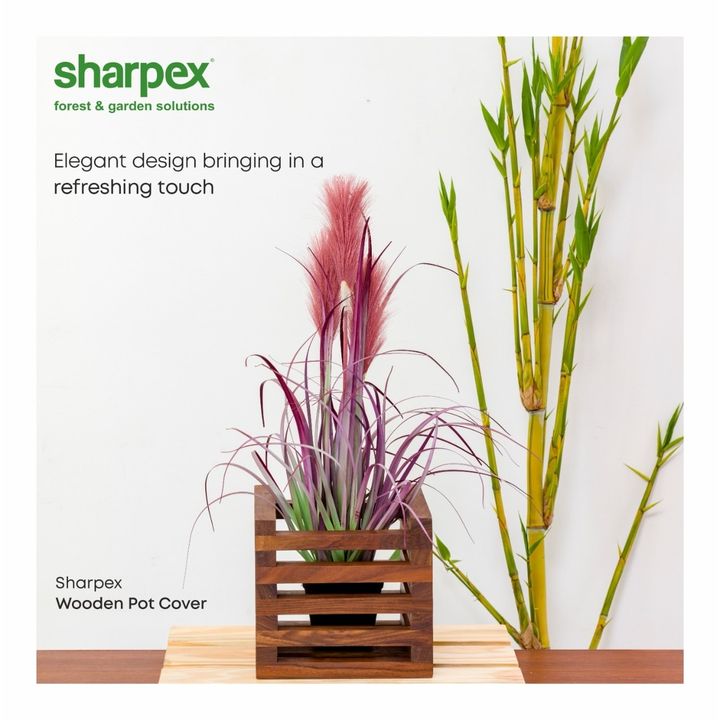 Made from sturdy wood, this wooden pot cover by Sharpex can blend in any surroundings like living halls, dining tables, window corners or even the work desks. Order this minimalistic beauty piece by visiting our site www.sharpex.com

#lovegardening #sharpex #joyofgardening #gardeninginindia #sharpexwoodenpotcover