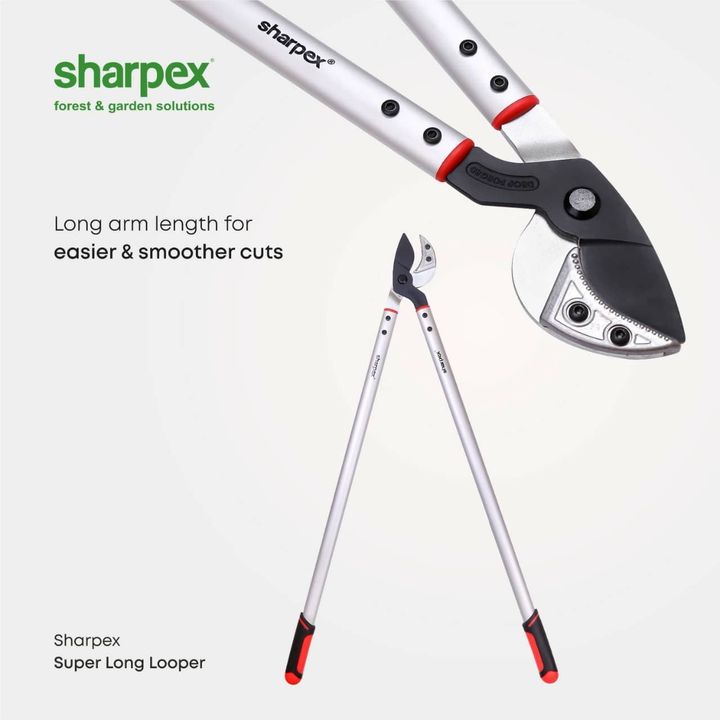 Super long lopper by Sharpex allows you to smoothly cut the tree & creeper stems. The large arm length gives higher force making it simpler for you to prune your garden plants. 

Buy this item by visiting www.sharpex.com & add a very useful product in your garden toolkit set.

#sharpexLongLopper #sharpexindia #GardeningTools #GardeningAccessories #lovegardening #explore #gardeninginindia #nature