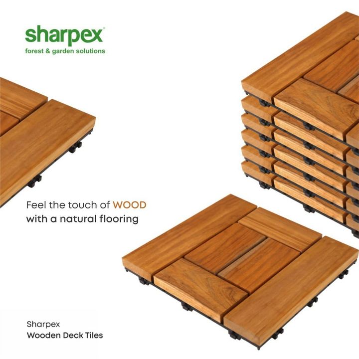 Reimagine your terrace gardens, balconies & patios with wooden deck tiles by Sharpex. Its interlocking design allows quick & easy application. Detailed artwork & strong build quality makes Sharpex wooden deck tiles a great choice for indoor & outdoor applications. 

Visit www.sharpex.com to buy these tiles.

#sharpexindia #SharpexDeckTiles #decktiles #woodendecktiles #decor #gardendecor #explore