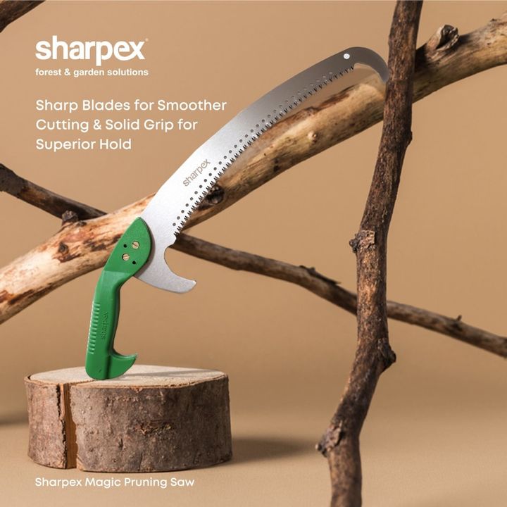 This new age saw, features a 10' blade equipped with sharpened teeth for smooth & seamless cutting. The high-quality plastic grip gives a superior hold. 
You can visit www.sharpex.com to buy this product.

#sharpexindia #SharpexMegicPruningSaw #highquality #GardeningAccessories #GardeningTools #nature