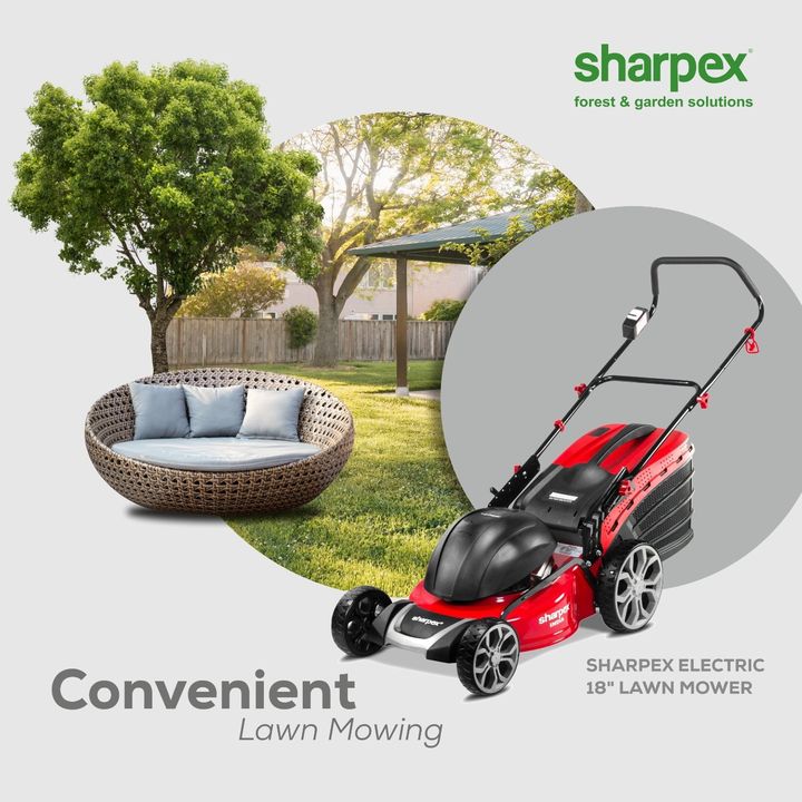 Our series of electric Lawn Mowers combine high efficiency, convenience and thoughtful design and brings in the finest lawn mowing experience that you have been looking for. India’s Largest Selling Electric Lawn Mower which is crafted for sharp and precise cuts is a one-stop solution for all your Lawn Mowing requirements. Visit sharpex.com to take a look at our series of lawnmowers. 

#sharpexlawnmower #zeromaintenance #electriclawnmower #sharpexindia #explore #gareden #GardeningAccessories #lawn #GardeningTools #ModernGardeningTools #GardeningProducts #Sharpex #sharpexindia