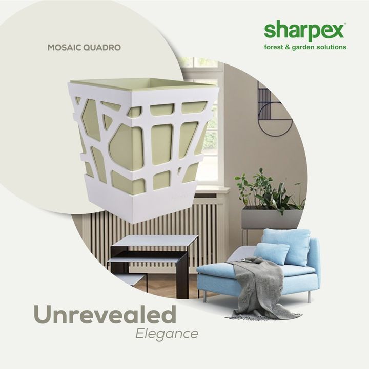 A reflection of unrevealed elegance, our Mosaic Quadro pots blend beauty with a high degree of utility. These European styled Quadro pots are self-watering planters capable of watering your plants on their own & are perfect for indoor settings. Know more about this amazing product by visiting our website www.sharpex.com 

#sharpexmossaicquadropots #sharpexindia #garden #gardeningaccessories #planters #gardeningtools #moderngardeningtools #gardeningproducts #gardenproducts #sharpex #sharpexIndia