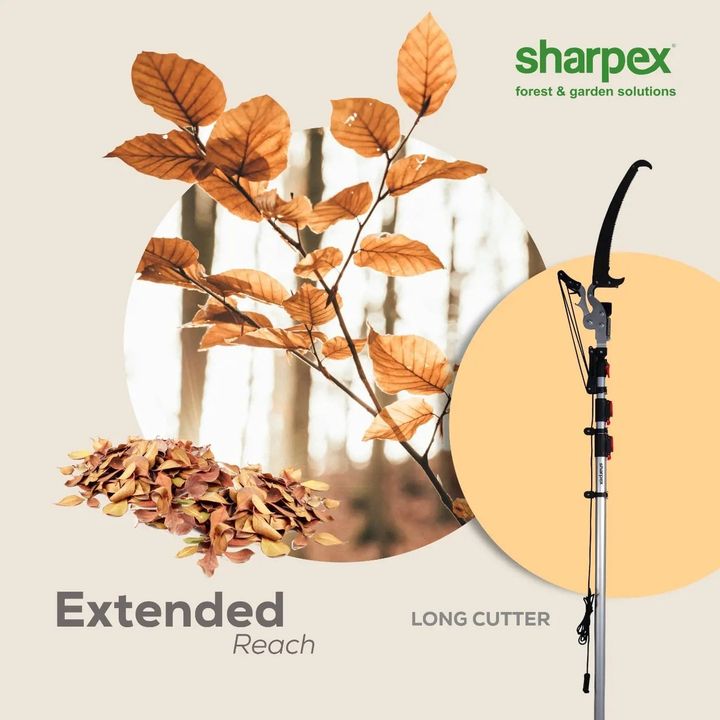 This high-quality product by Sharpex can effortlessly reach heights up to 25 feet & accommodate 1.25 inches thick branches with simple cuts. Aluminium Long Cutter Three Stage Tree Pruner is suitable for pruning taller branches. Its 14 inches saw blades and the telescopic height adjustment feature makes it highly effective in conveniently reaching & pruning taller branches. So, if you are looking for a high-quality tree branch pruner - your search ends right here- www.sharpex.com

#SharpexAluminiumLongCutter3Stage #sharpexindia #gareden #GardeningAccessories #lawn #GardeningTools #ModernGardeningTools #GardeningProducts #GardenProducts #Sharpex #SharpexIndia