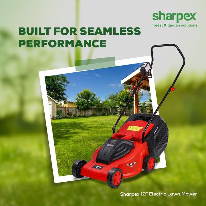 Sharpex Engineering,  sharpex, sharpexcommunity, gardening, lovegardening, electriclawnmower, lawnmowing, lawnmower, grasscutting, gardendecor, sharpexindia