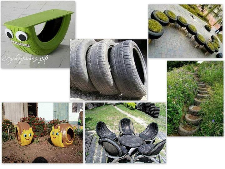 reuse old tires ideas!!