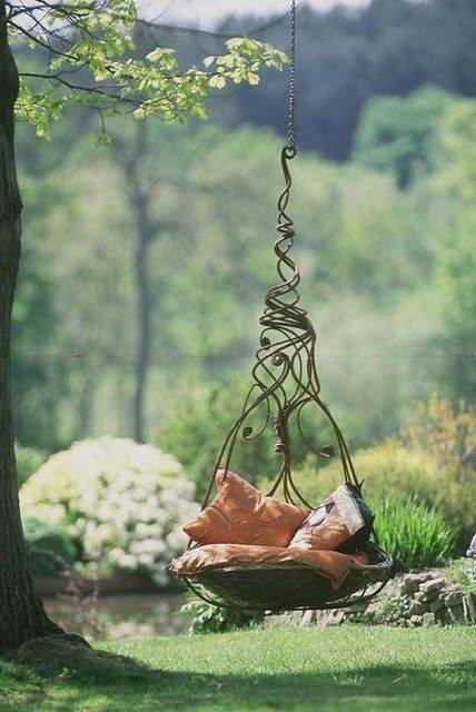 Beautiful seat in #Garden to get relax..
