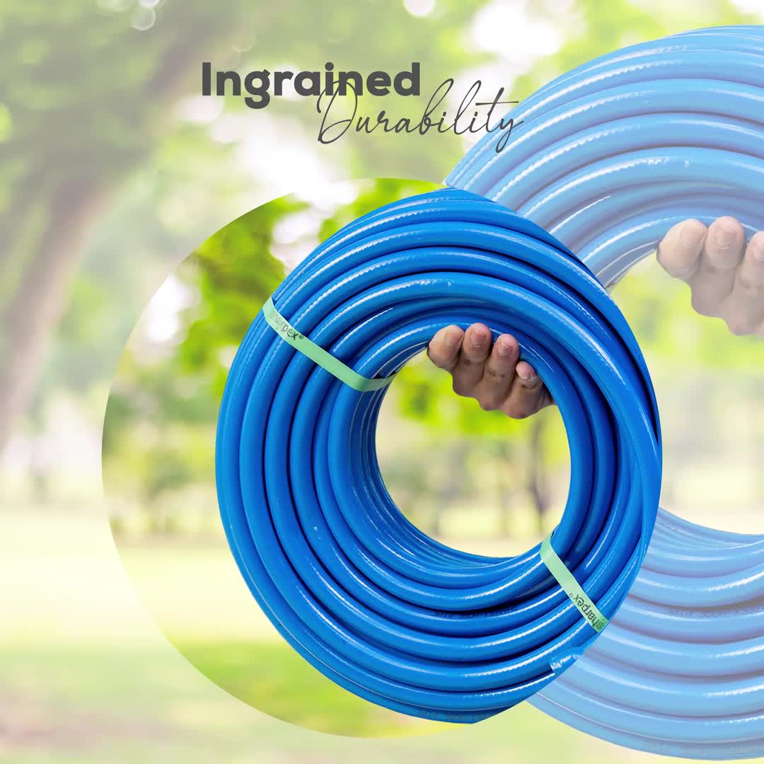 Perfect gardening is incomplete without a garden hose. Whether you want to water your favourite plants or recharge your lawn that gets dull in the summers - a garden hose is a must-have. However, the biggest problem with a regular garden hose is that the frequent twists can lead to cracking and it damages to the hose. Sharpex garden hose has a hybrid inner braid - which features 3 strands of ropes - tightly coiled together. This keeps the hose steady and prevents twists. Loved this product? 

Check it by visiting www.sharpex.com. 

#sharpex #lovegardening #sharpexindia #gardeningenthusiastsinindia #sharpexgardeningtools #sharpexgardenhose #gardeningaccessories #gardening #gardenequipment
