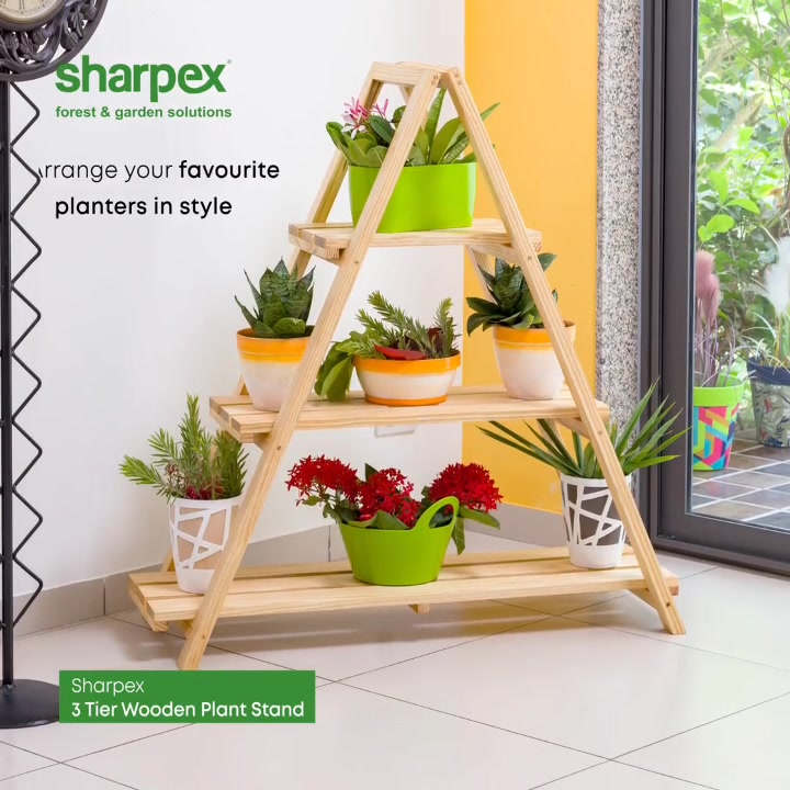 Geometry is one of the important aspects of elegance and you can let it reflect with your planters. Sharpex 3 Tier Wooden Plant Stand, allows you to vertically arrange your favourite planters in style. 

Visit www.sharpex.com to buy this item.

#sharpexindia #sharpexwoodenplantstand #wodenstand #plantstand #gardendecor #nature #gardendecor #homedecor