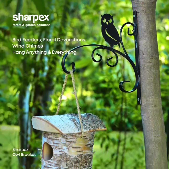 A sturdy owl bracket by Sharpex let's you hang all your garden decorations with a touch of elegance. Be it the wall corners or tall trees, this well thought & well designed owl bracket can be conveniently fixed. Order it by visiting www.sharpex.com

#sharpexindia #sharpexbracket #gardendecor #GardeningAccessories #joyofgardening