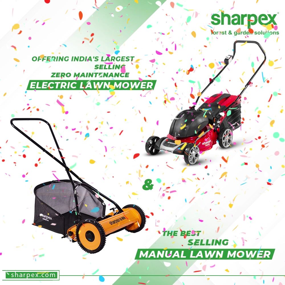 Mow your lawn in a professional way with the premium range of electric lawn mowers and manual lawn mowers from the best;

#sharpexgardeningcommunity #LawnMower #ElectricLawnMower #GardeningTools #ModernGardeningTools #GardeningProducts #GardenProduct #Sharpex #SharpexIndia