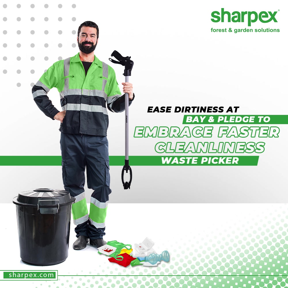 To nurture a garden is to feed not just the body, but the soul.

Keep dirtiness at bay and pledege to embrace cleanliess as a way of living.

#WastePicker #GardeningTools #ModernGardeningTools #GardeningProducts #GardenProduct #Sharpex #SharpexIndia