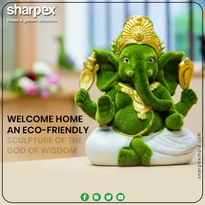 Be that devotee of God who is also an environmentalist! This Ganesha Chaturthi, welcome home an ecofriendly sculpture of the God of wisdom.

#GardeningTools #ModernGardeningTools #GardeningProducts #GardenProduct #Sharpex #sharpexindia