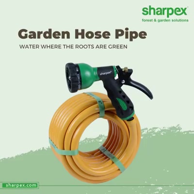 Water where the roots are green and bring the world to bloom and blossom. 

Add this essential tool to your gardening accessory colletcion so that you can water the plants and lawn around without having to spend much of your energy.

#GardenHosePipe #HosePipe #ModernGardeningTools #GardeningProducts #GardenProduct #Sharpex #SharpexIndia